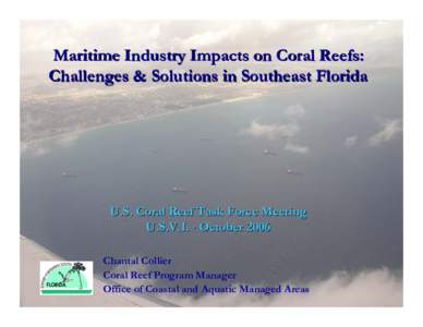 Florida Keys / Coral reef / Ecosystems / Fisheries / Islands / Florida Reef / South Florida metropolitan area / Miami-Dade County /  Florida / Human impact on coral reefs / Geography of Florida / Florida / Marine biology