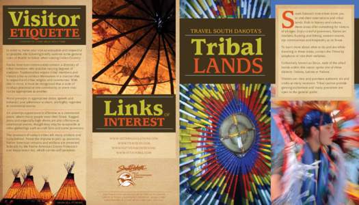 Visitor etiquette Travel South dakota’s  Tribal