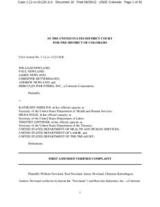 Case 1:12-cv[removed]JLK Document 19 Filed[removed]USDC Colorado Page 1 of 35   IN THE UNITED STATES DISTRICT COURT FOR THE DISTRICT OF COLORADO