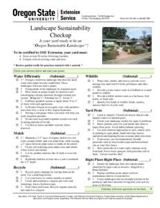 LANDSCAPE SUSTAINABILITY CHECKUP.pub