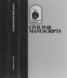 CIVILWAR MANUSCRIPTS CIVIL WAR MANUSCRIPTS  MANUSCRIPT READING ROW
