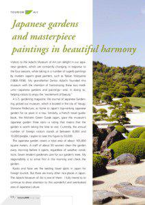 Landscape architecture / Shimane Prefecture / Japanese garden / Adachi / Yokoyama Taikan / Adachi Museum of Art / Yasugi /  Shimane / Japan