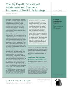 Economic inequality / Socioeconomics / American studies / Employment compensation / Educational attainment in the United States / Gender pay gap / Current Population Survey / P/E ratio / Personal income in the United States / Income in the United States / United States / Wealth in the United States