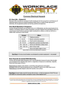 Microsoft Word - HANDOUT Common Electrical Hazards.doc