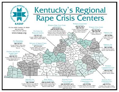 Kentucky’s Regional Rape Crisis Centers KASAP Women’s Crisis Center Covington