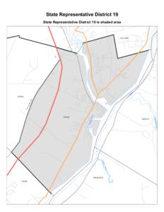 State Representative District 19 State Representative District 19 is shaded area OLD TOWN  St