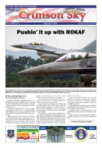 Peninsula - Wide U.S Air Force Newspaper  Volume 05, Issue 24 September 12, 2014