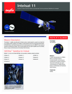 Spacecraft / Galaxy 15 / Horizons-2 / Orbital Sciences Corporation / Communications satellite / Intelsat VI / Galaxy 23 / Intelsat / Spaceflight / Satellite television