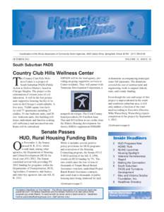 A publication of the Illinois Association of Community Action Agencies, 3435 Liberty Drive, Springfield, Illinois[removed][removed]OCTOBER 2011 VOLUME 21, ISSUE 10