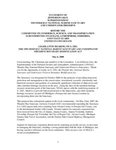 Thunder Bay National Marine Sanctuary / Alpena County /  Michigan / Alpena /  Michigan / United States National Marine Sanctuary / Great Lakes / Thunder Bay / Alpena / Marine protected area / Geography of Michigan / Michigan / Geography of the United States