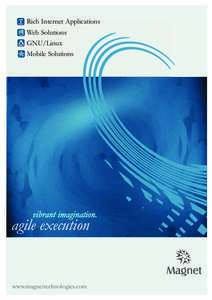 Rich Internet Applications Web Solutions GNU/Linux Mobile Solutions  vibrant imagination.
