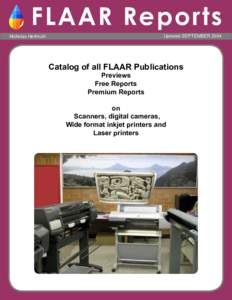 FLAAR Reports Updated SEPTEMBER 2004 Nicholas Hellmuth  Catalog of all FLAAR Publications