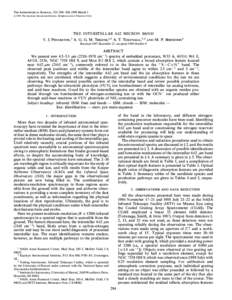 THE ASTROPHYSICAL JOURNAL, 513 : 294È304, 1999 March[removed]The American Astronomical Society. All rights reserved. Printed in U.S.A. THE INTERSTELLAR 4.62 MICRON BAND Y. J. PENDLETON,1 A. G. G. M. TIELENS,2,3 A. T. 