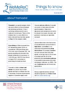 Microsoft Word - Things to know about tramadol.doc