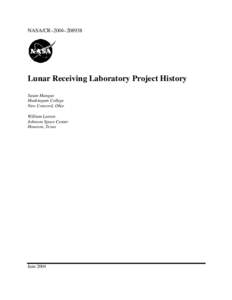 Lunar science / Astrobiology / Lunar Receiving Laboratory / Apollo 11 / NASA STI Program / Moon landing / Moon rock / NASA / Langley Research Center / Spaceflight / Apollo program / Exploration of the Moon