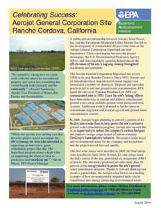 Celebrating Success: Aerojet General Corporation Rancho Cordova, California