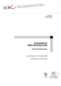 CRI[removed]Version allemande German version ECRI-BERICHT ÜBER DEUTSCHLAND