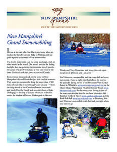 Ski resort / Pittsburg /  New Hampshire / New Hampshire / Geography of the United States / Snowmobiles / Tracked vehicles / Transport