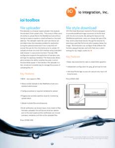 ioi toolbox file uploader file style download  File Uploader is a browser based uploader that replaces