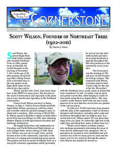 Volume XVII • Issue 1  WINTER 2012 Scott Wilson, Founder of Northeast Trees[removed])