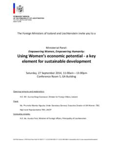 Microsoft Word[removed]Invite LI-IS Side Event Women Econmic Empowerment.doc