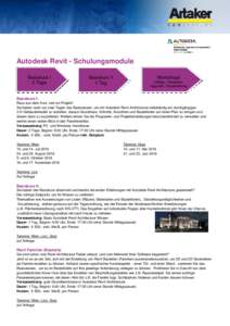 Autodesk-Revit-Schulungsmodule