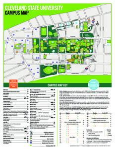 CLEVELAND STATE UNIVERSITY campus map DODGE COURT  THE LANGSTON
