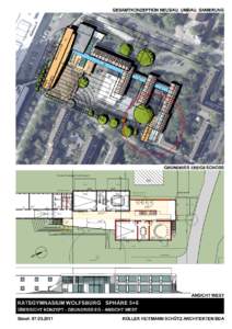 GESAMTKONZEPTION NEUBAU, UMBAU, SANIERUNG  GRUNDRISS ERDGESCHOSS Sanierung/Neubau Sphäre 5+6 S1