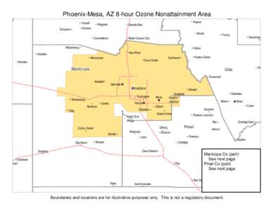 Phoenix-Mesa, AZ 8-hour Ozone Nonattainment Area Yarnell Wagoner  Stanton