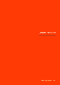 Corporate Services  Safety is Our Business 107