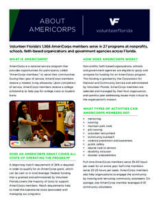 Education in the United States / City Year / Americorps Education Award / Corporation for National and Community Service / Presidency of Bill Clinton / AmeriCorps / Government of the United States