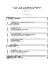 United States / California Environmental Quality Act / Impact assessment / Clean Water Act / National Environmental Policy Act / Water quality / Clean Water State Revolving Fund / Carl Moyer Memorial Air Quality Standards Attainment Program / Environment of the United States / Environment of California / Environment