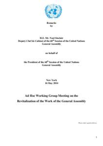 Leadership / Management / United Nations General Assembly / President / Presidency / United Nations Human Rights Council / United Nations / League of Nations / Heads of state / Titles / Politics