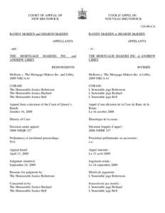 Structured finance / Refinancing / Mortgage loan / Mortgage broker / Finance / Unconscionability / Business / Prepayment of loan / MERS / Mortgage / United States housing bubble / Law