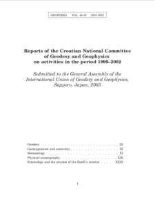 Science / Faculty of Geodesy /  University of Zagreb / International Union of Geodesy and Geophysics / Satellite geodesy / University of Zagreb / Planetary science / Geodesy / Geology / Regional Reference Frame Sub-Commission for Europe