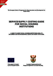 Click here to Download this file The European Union’s Programme for Reconstruction and Development for South Africa
