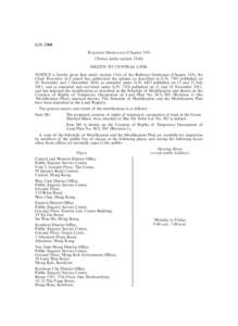 G.N[removed]Railways Ordinance (Chapter[removed]Notice under section[removed]SHATIN TO CENTRAL LINK NOTICE is hereby given that under section[removed]of the Railways Ordinance (Chapter 519), the Chief Executive in Council has a