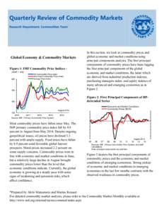 Quarterly Review of Commodity Markets