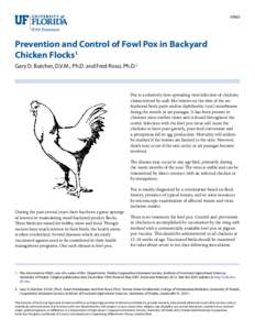 VM65  Prevention and Control of Fowl Pox in Backyard