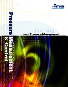 MKS Instruments Pressure Measurement & Control Product Line Card