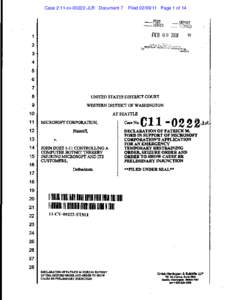 Case 2:11-cv[removed]JLR Document 7  Filed[removed]Page 1 of 14 Case 2:11-cv[removed]JLR Document 7