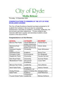 Microsoft Word - EXCELLENCE AWARDS.doc