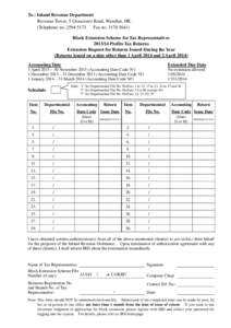 Taxation in Hong Kong / Taxation in the United Kingdom / Government / Tax return / Inland Revenue Department / Public economics / Hong Kong / Taxation in the United States / Tax forms / Revenue services