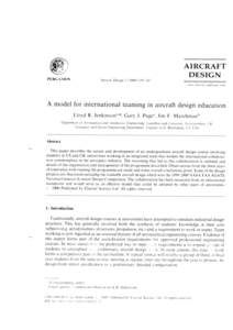 AIRCRAFT DESIGN PERGAMON Aircraft Design wvv u .clsc*v i