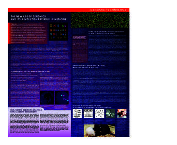 GENOMIC TECHNOLOGY  Blease Design Limited Date Time  THE NEW AGE OF GENOMICS