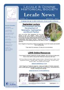 Lecale & Downe Historical Society Lecale News I S S U E