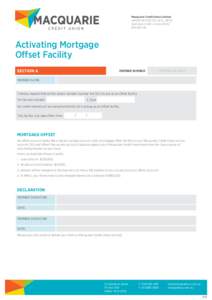 H62360 - MCU Mortgage Offset A4 form_V2.indd