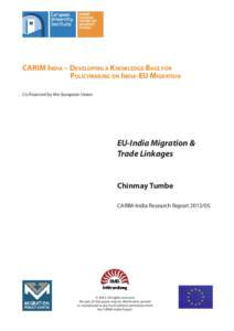 International trade / Economy of India / European Union / Illegal immigration / Balance of trade / International economics / Economics / International relations