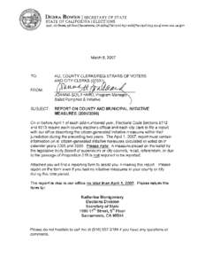 Initiative / Petitions / Democracy / Education in Oregon / Oregon / Oregon Ballot Measures 47 (1996) and 50 / California Proposition 3 / Popular sovereignty / Direct democracy / Elections