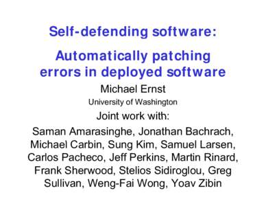 Failure / Software testing / Hacking / Code injection / Machine code / Malware / Denial-of-service attack / Software bug / Vulnerability / Cyberwarfare / Computer security / Computer network security